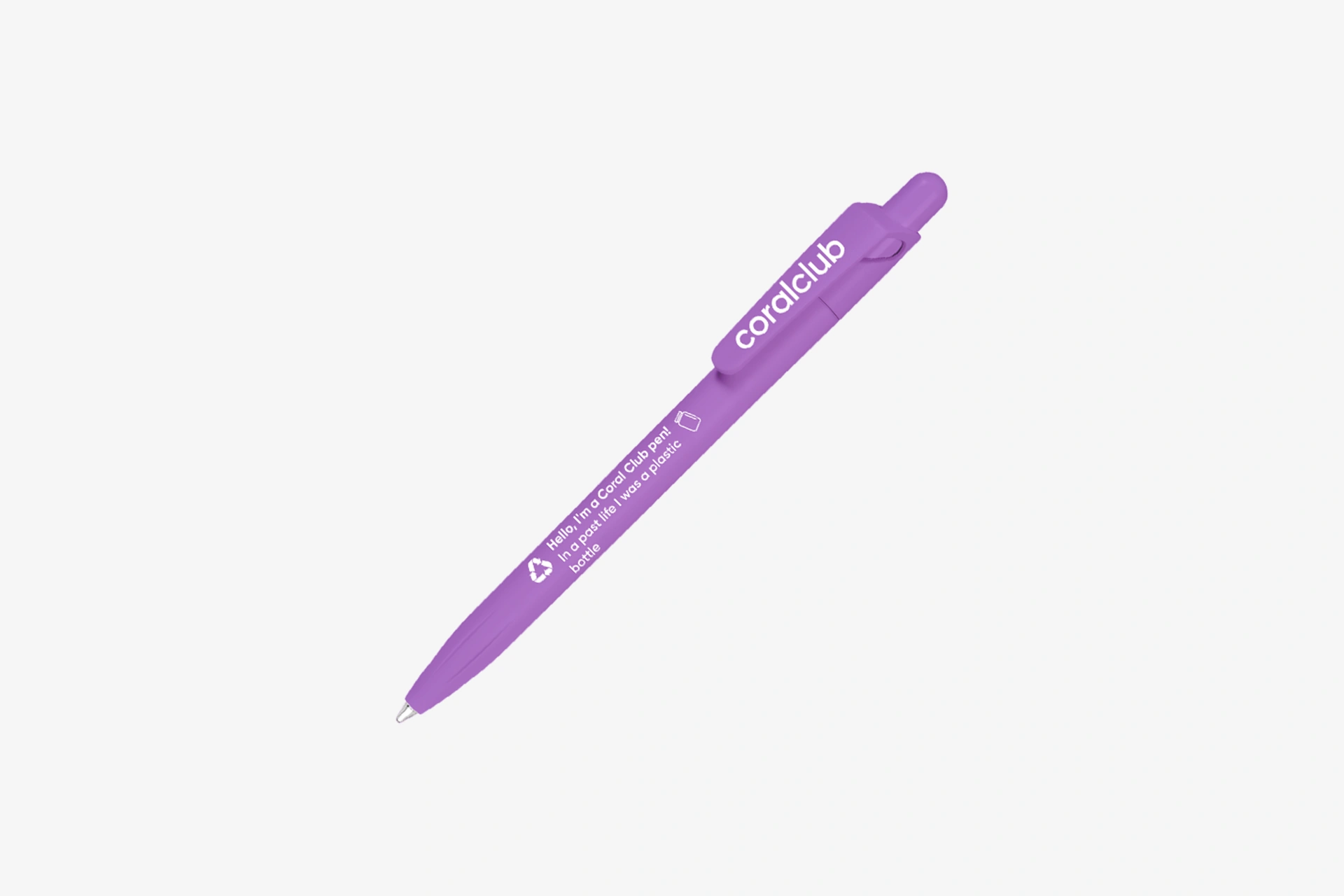 Pen PET-RECYCLED, violeta