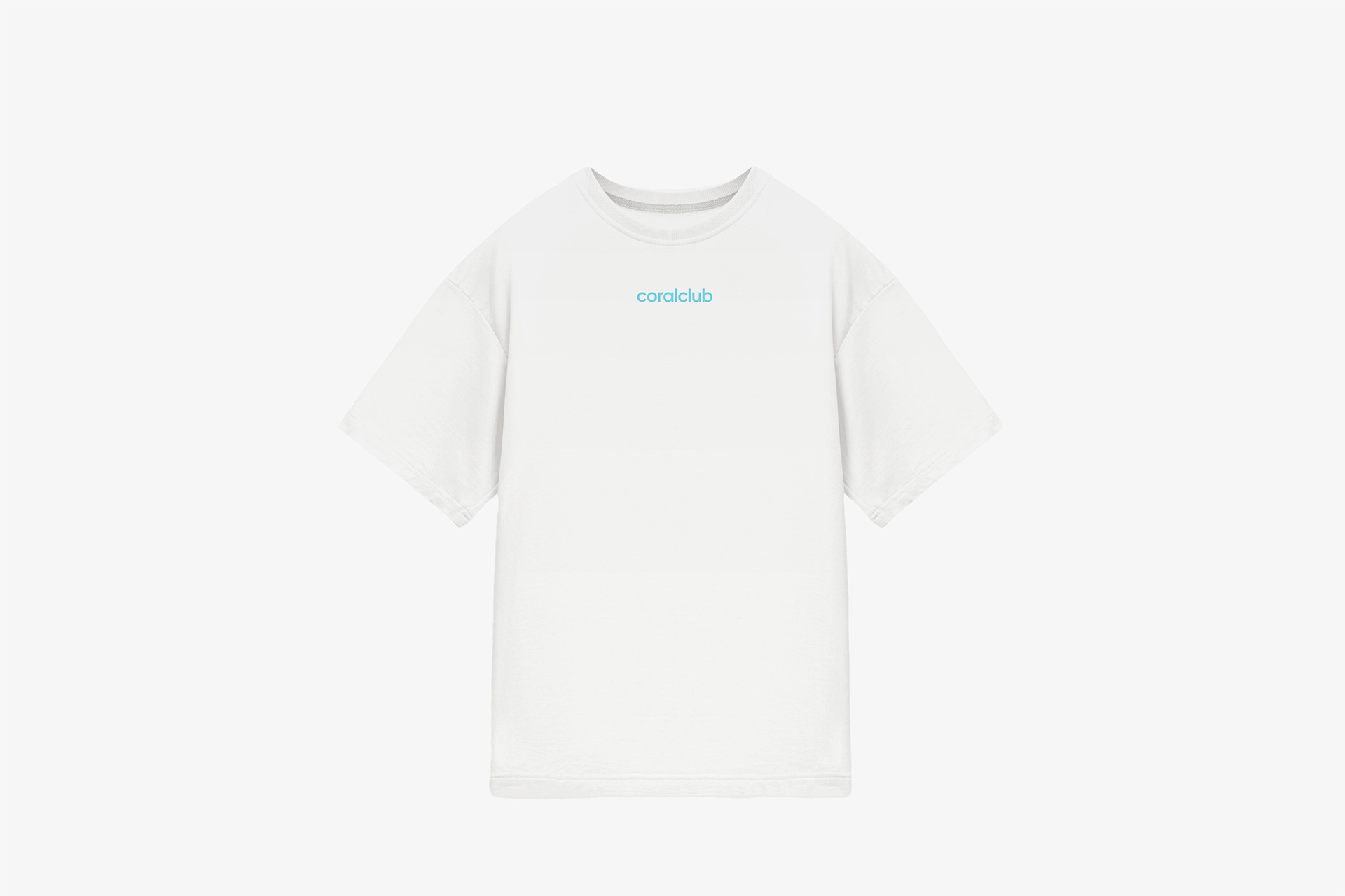 Camiseta oversize, crema