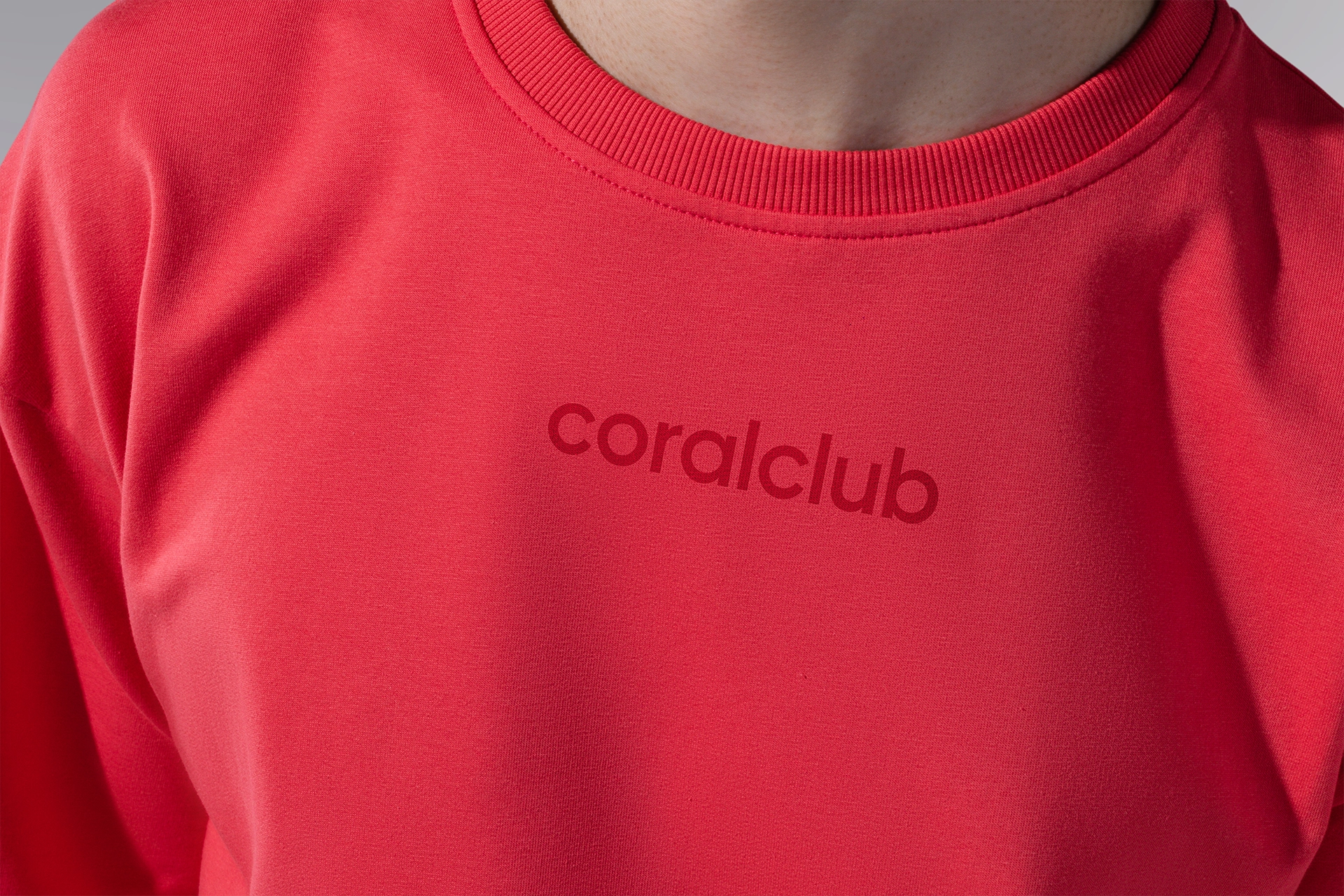 Camiseta oversize, coral