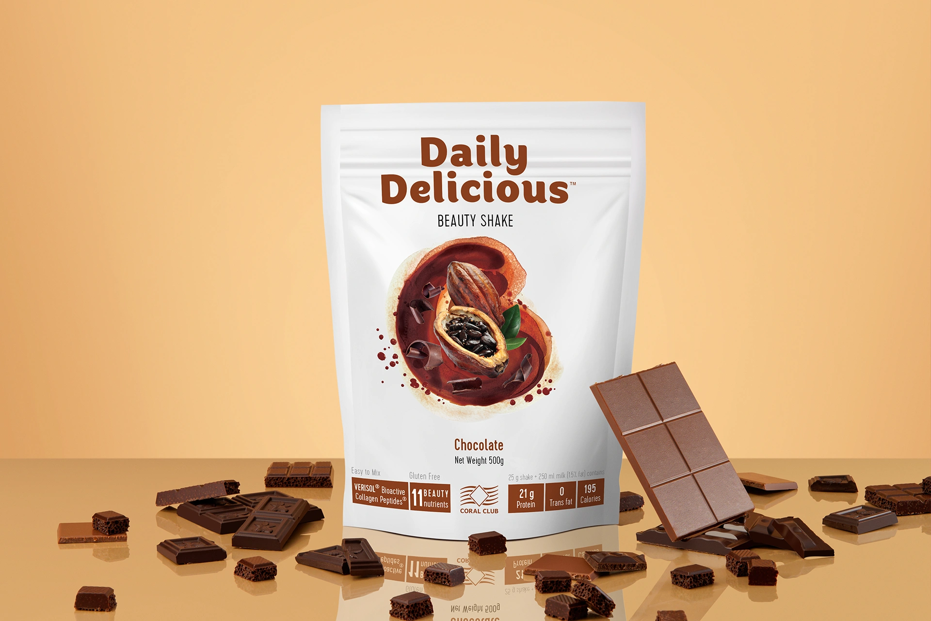 Batido de belleza Daily Delicious Chocolate 